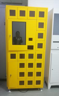 China 22pcs Cabinet Locker Smart Vending Machine Power Coated for sale
