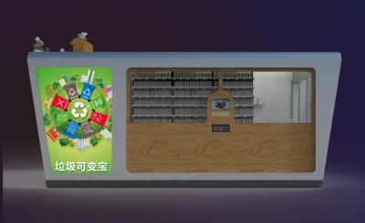 China Acesso do furto da cara da máquina de venda automática do jornal do serviço do auto de 40 recipientes à venda