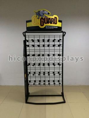 China Retail Accessories Display Stand Floor Standing For Sports Bicycle Tools for sale