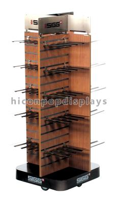 China Store Slatwall Display Fixtures , Slatwall Tower Display Flooring for sale