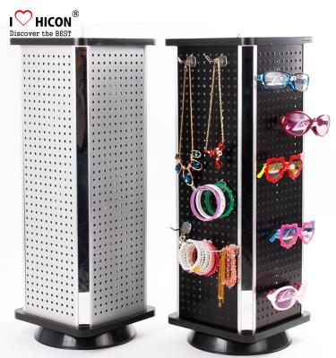 China Fashion Accessories Display Stand Metal Counter Rotating For Promotion for sale