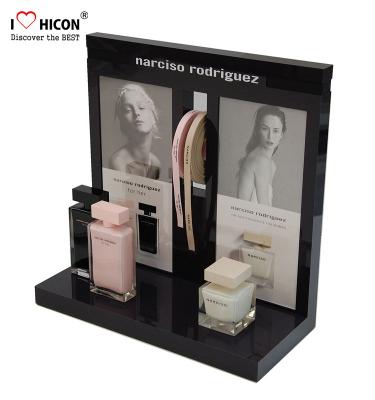 China Get Attention Acrylic Custom Cosmetic Display Stand Low MOQ For Beauty Store for sale