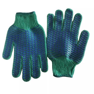 China SGS Leather Garden Safety Work Gloves Cut Resistant 25cm Long for sale