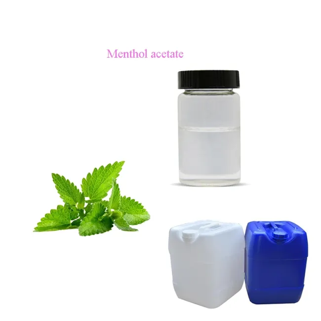 Menthyl Acetate Flavor Best Price L-Menthol Acetate Liquid for Fragrances