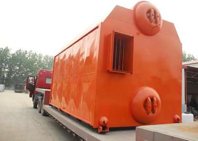 Chine Chaudière à vapeur à granulés de bois à double baril SZL de la chaudière à tubes d'eau au charbon PLC à vendre