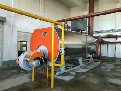 China 0.35-14MW Caldera de agua caliente industrial atmosférica Q235B Caldera de agua de gas industrial en venta