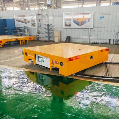 China Customized Curved Rail Automated Rail Electric Transport Cart for sale