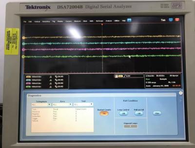 中国 Tektronix DSA72004B Oscilloscope 20 GHz 4 Ch 50 GS/S Integrated Digital Serial Analyzer 販売のため