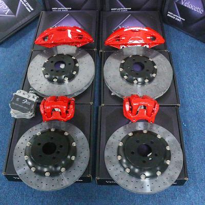 China 400mm Carbon Ceramic BMW Brake Calipers Front 4 Piston Rear 1 Piston for sale