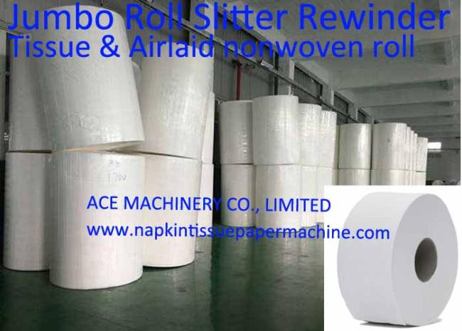 jumbo roll tissue slitter rewinder