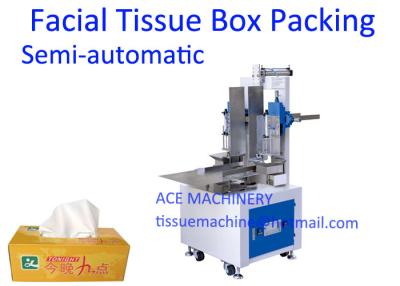 China 35 Box/Min Semi Auto Tissue Paper Packing Machine for sale