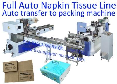 China Máquina da produção do lenço de papel da impressão de cores do servocontrol 4 à venda