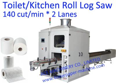 China Double Lanes Tissue Paper Cutter Machine for sale