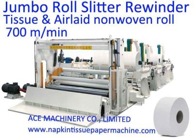 China 1500mm Large Reels 700 M/Min Maxi Jumbo Roll Tissue Machine for sale