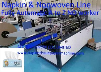 China Auto Transfer Fully Automatic Napkin Production Line for sale