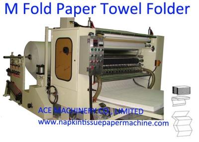 China Steel To Steel Embossing Four Folding Paper Towel Machine for sale