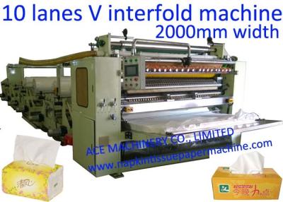 China 6000 Sheet/Min 10 Lanes Facial Tissue Paper Machine for sale