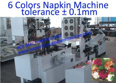 中国 2色の良質の完全な印刷を用いる自動ナプキンの折りたたみ機械 販売のため