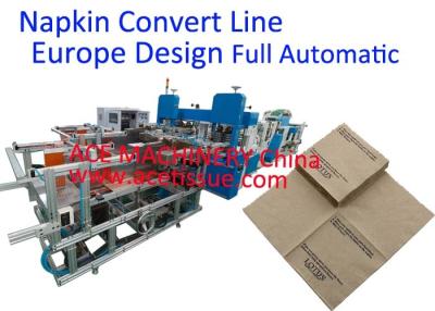 China Fully Automatic Napkin Machine For Luncheon 13X13