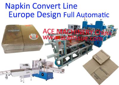 China Fully Automatic Non Woven Napkin Machine Production Line With Packaging Machine for sale
