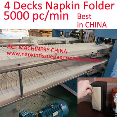 China Máquina de papel do guardanapo para Kimberly-Clark Scott Tall Fold Napkin 6