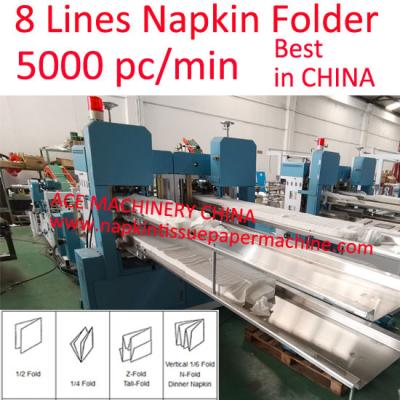 China Napkin Manufacturing Machine For Georgia Pacific Tall Fold Dispenser Napkins 1-Ply for sale