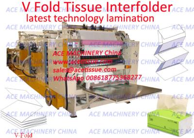China PLC Control Automatic Tissue Paper Cutting And Packing Machine With Lamination for sale
