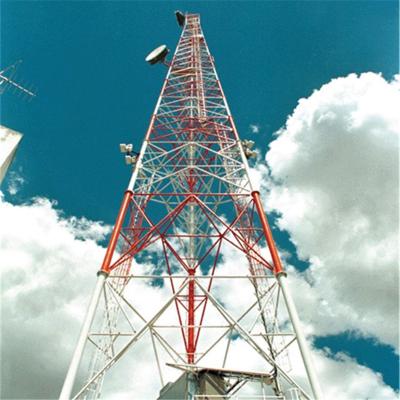 China Self Supporting Steel Lattice Telecom Antenna Tower 1.0kN/sqm Wind Load for sale
