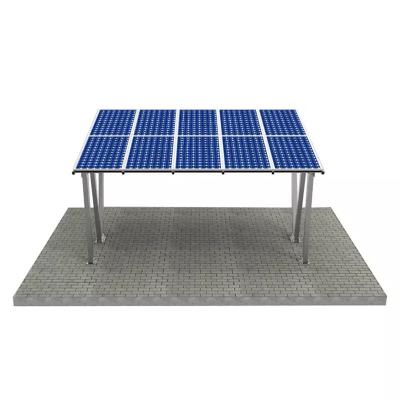 China Pre - Fabricated Scalable Solar panel Carports With Galvanized Steel Q235 for sale