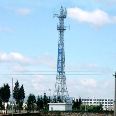 China as torres de aço da estrutura do apoio do auto de 60m suprem torre equipada com pernas de 4 telecomunicações da estrutura de quadrado à venda