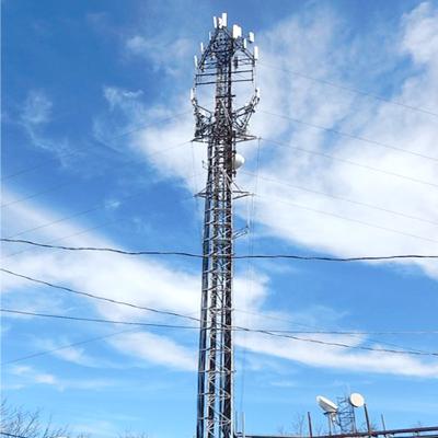 China Transmission Distribution Electric Cable Tower 100m High Mast Angular Steel for sale