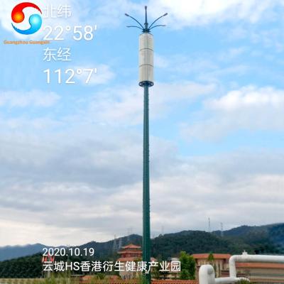 China la torre de Guyed poste de la antena de las telecomunicaciones 5G pulveriza la capa de PVDF para ajardinar en venta