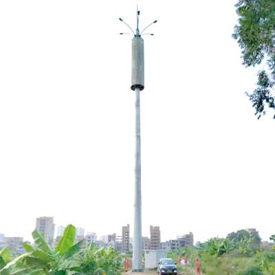China Capa del polvo PVDF de la torre ligera los 35m del palo del diseño de la cesta de la flor alta en venta