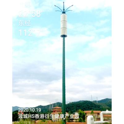 China Diseño monopolar de la cesta de la flor de la torre de la turbina de viento de Q235 Anetenna en venta