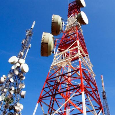 China Höhe des Signal Fernsehradio-heißes Bad-Antennen-Telekommunikations-Stahlturm-100m zu verkaufen