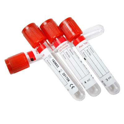 Chine Aucun tube additif de collection de sang pour la biochimie, immunologie, Trace Element Testing à vendre
