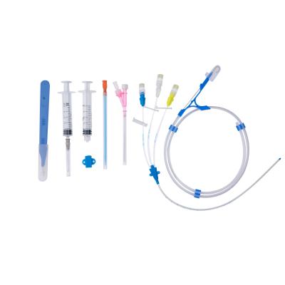 China CVC Central Venous Catheter Set Triple Lumen CVC Kits Disposable Triple Quad Lumen for sale