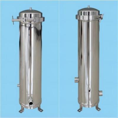 China Alojamento de filtro de aço inoxidável do OEM do alojamento de filtro do cartucho da água de SS316L à venda
