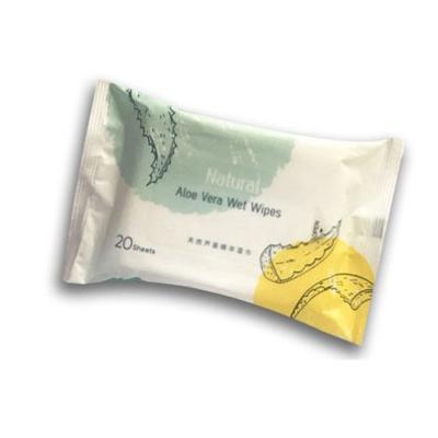 China Skin Cleansing Natural Aloe Vera Wet Wipes For Hands / Face for sale
