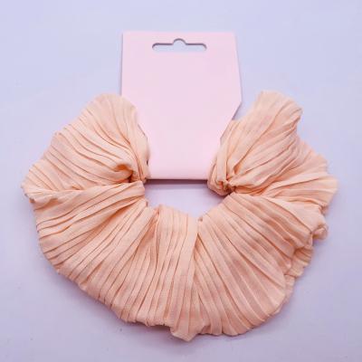China Wavy Rubber Fabric Hair Accessories Scrunchies Practical Multiscene for sale