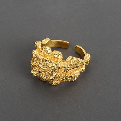 China Gold Nugget Fancy Ladies Ring Durable Multi Purpose For Wedding for sale