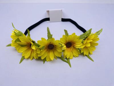 China Party Fabric Flower Hair Accessory Hair Tie Lightweight All Seasons for sale