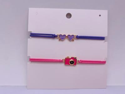 China 9 pulgadas de color rosa de las damas de moda pulseras de cuerda práctico reutilizable en venta
