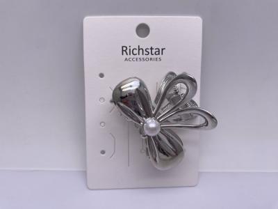 中国 Durable Silver Metal Hair Accessories Butterfly Clips Multiscene 販売のため