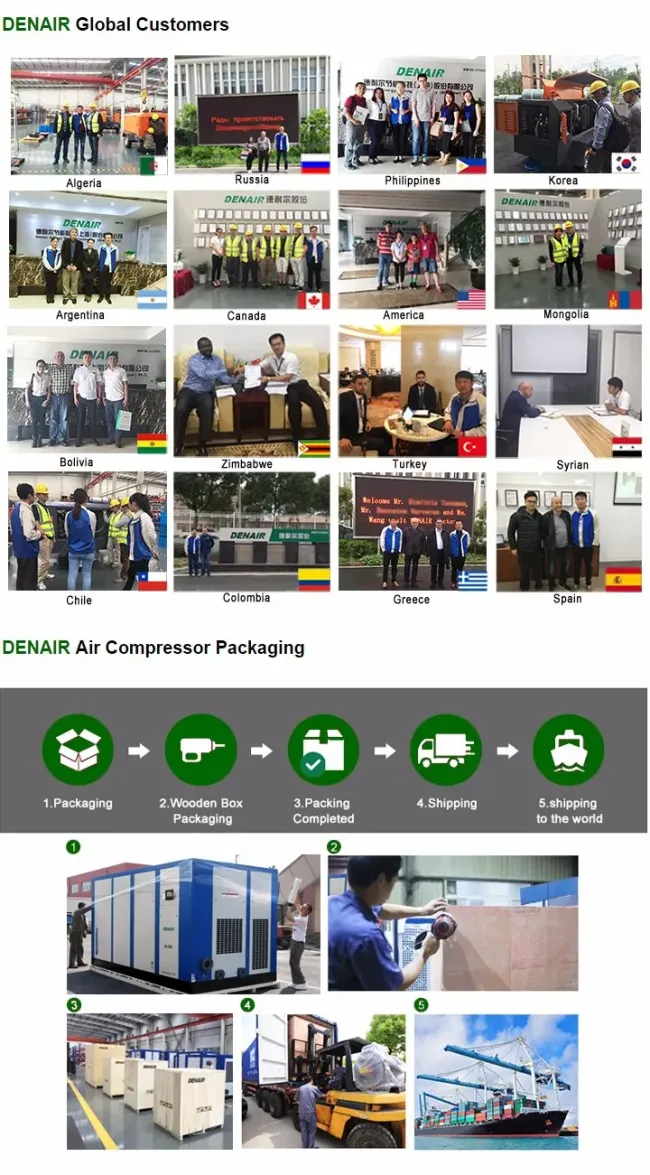 Oilless\Oil Free Water Lubrication Single Screw Rotary Screw Air Compressor