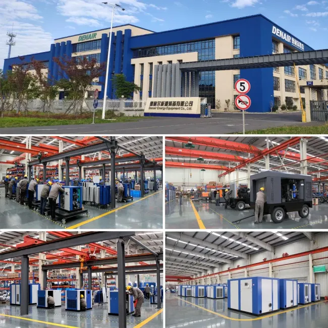 Industrial Similar Germany Kaeser Brand Oil Free Oilless Rotary Screw Air Compressor