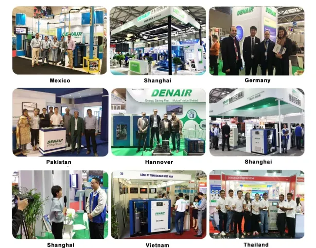 Oil Free Scroll Type Air Compressor Used In Food Or Medicial Industry