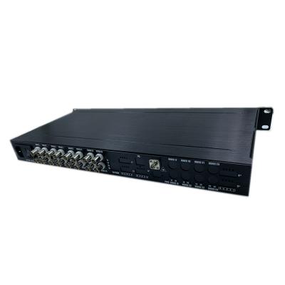 China Multimode FC Port Analog Video To Optical Converter 20-80Km Working Distance for sale