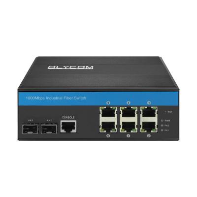 China 6RJ45 Ports Industrial Managed POE Switch for sale