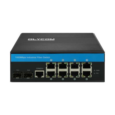 China 48VDC 8 Port Network Switch for sale